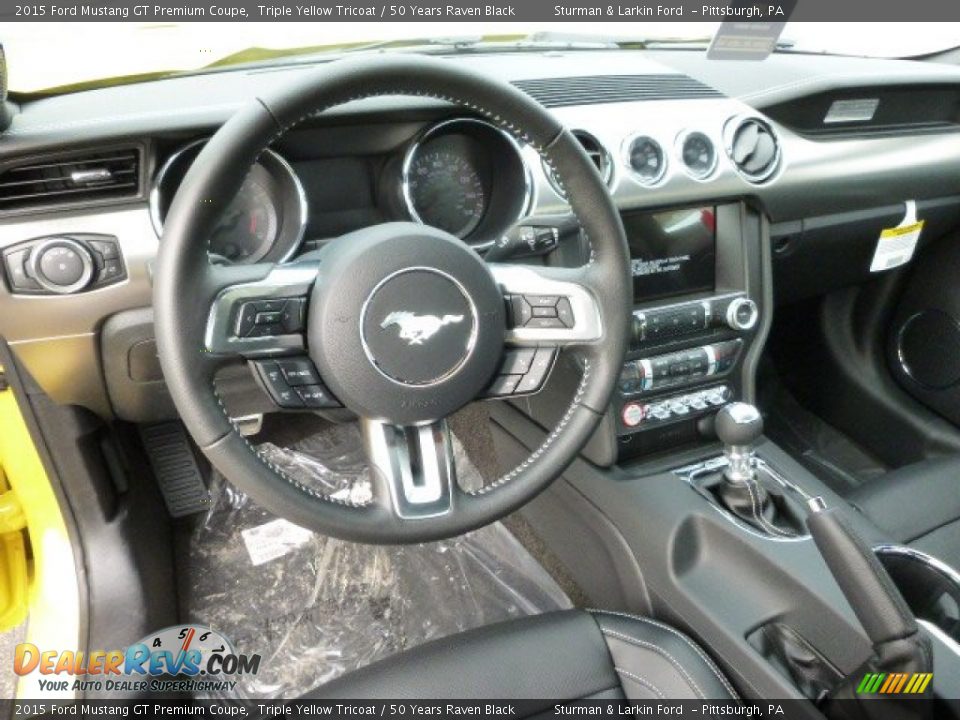 Dashboard of 2015 Ford Mustang GT Premium Coupe Photo #16