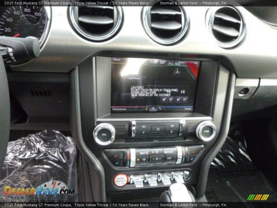 Controls of 2015 Ford Mustang GT Premium Coupe Photo #20