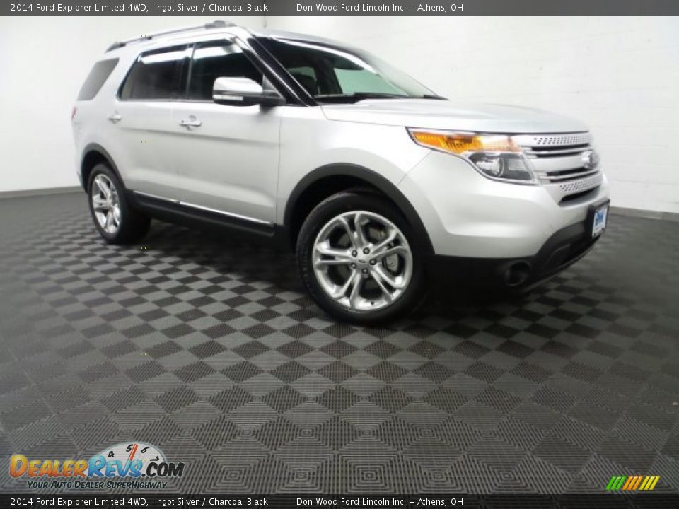 2014 Ford Explorer Limited 4WD Ingot Silver / Charcoal Black Photo #1