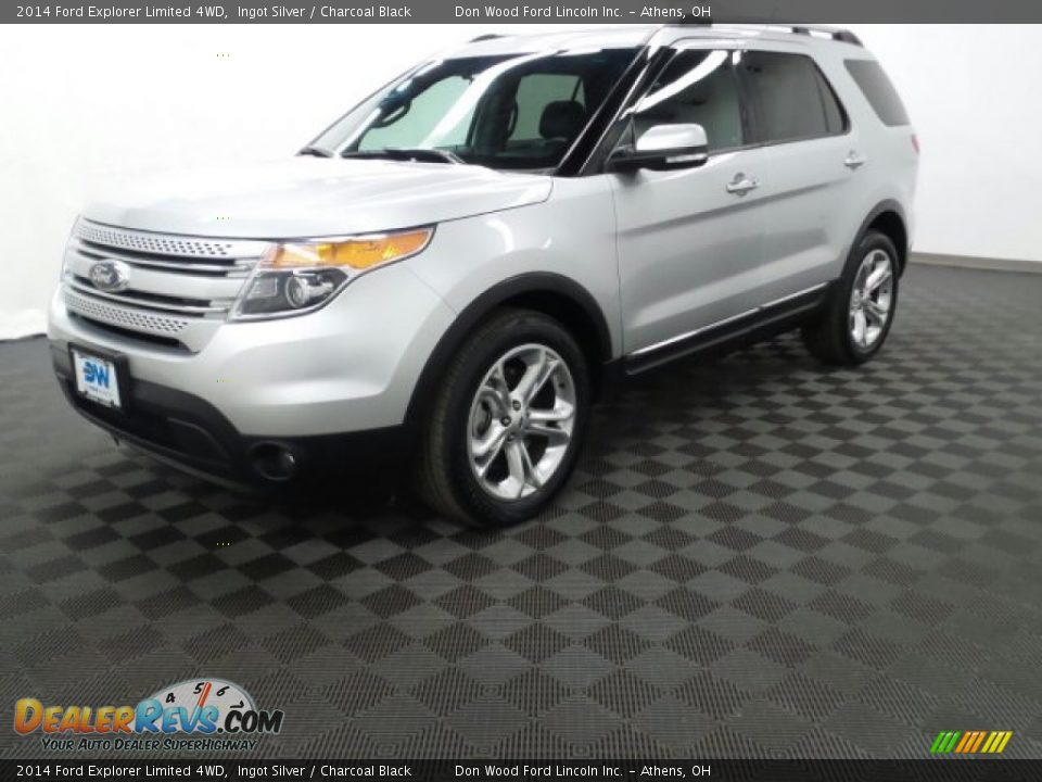 2014 Ford Explorer Limited 4WD Ingot Silver / Charcoal Black Photo #24