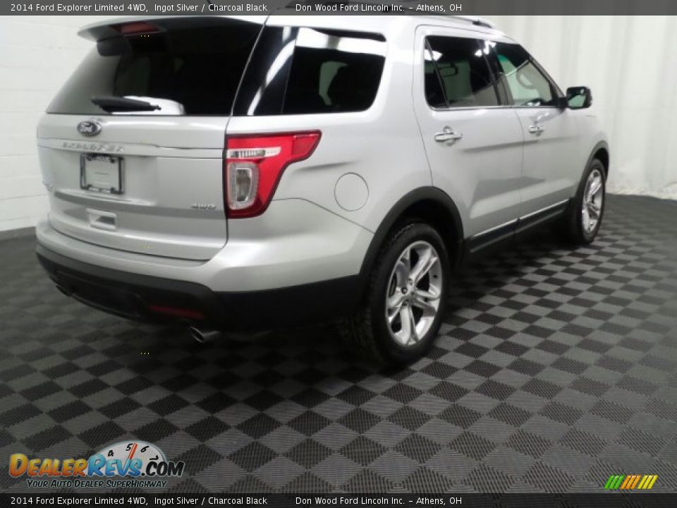 2014 Ford Explorer Limited 4WD Ingot Silver / Charcoal Black Photo #27