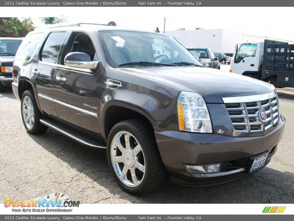 2011 Cadillac Escalade Luxury Galaxy Gray Metallic / Ebony/Ebony Photo #1