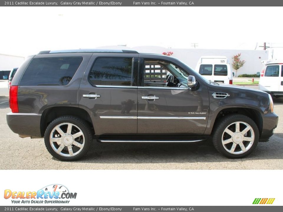 2011 Cadillac Escalade Luxury Galaxy Gray Metallic / Ebony/Ebony Photo #2