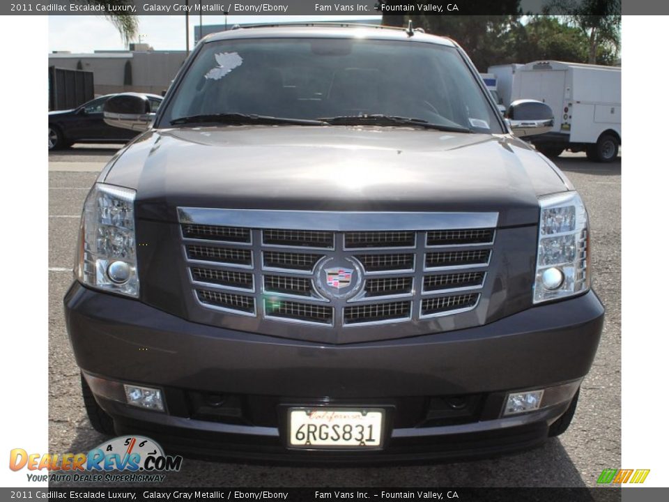 2011 Cadillac Escalade Luxury Galaxy Gray Metallic / Ebony/Ebony Photo #9