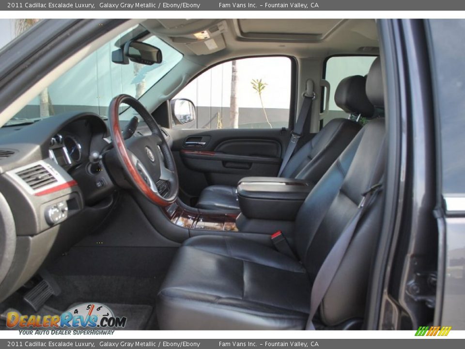 2011 Cadillac Escalade Luxury Galaxy Gray Metallic / Ebony/Ebony Photo #12