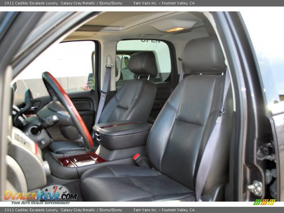 2011 Cadillac Escalade Luxury Galaxy Gray Metallic / Ebony/Ebony Photo #13