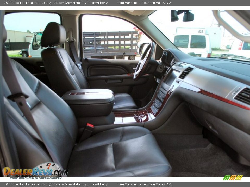 2011 Cadillac Escalade Luxury Galaxy Gray Metallic / Ebony/Ebony Photo #20