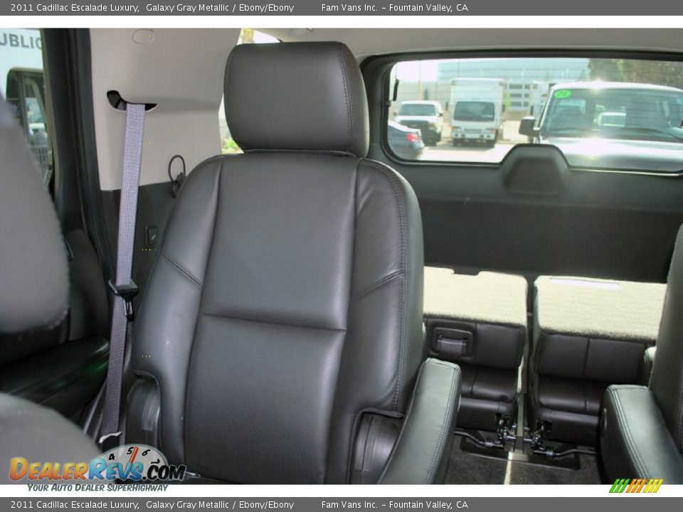 2011 Cadillac Escalade Luxury Galaxy Gray Metallic / Ebony/Ebony Photo #22