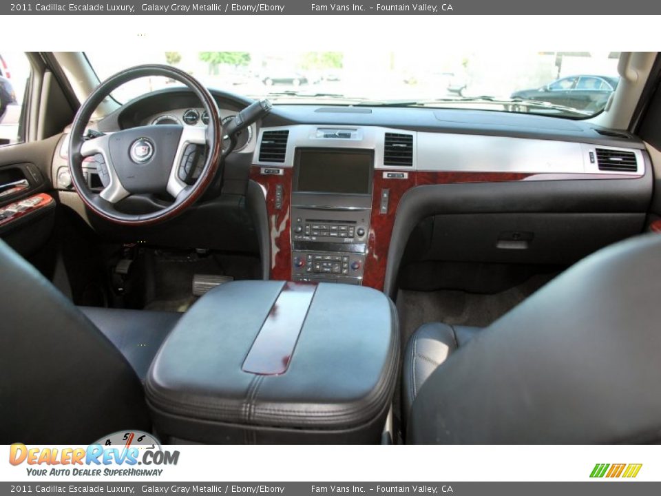 2011 Cadillac Escalade Luxury Galaxy Gray Metallic / Ebony/Ebony Photo #23