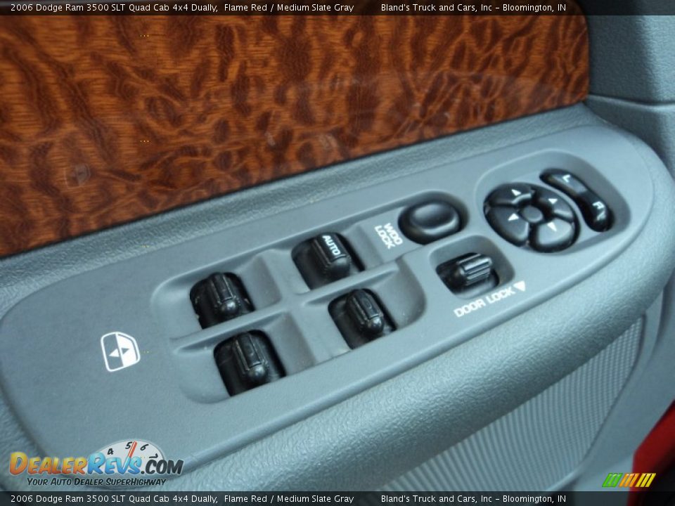 2006 Dodge Ram 3500 SLT Quad Cab 4x4 Dually Flame Red / Medium Slate Gray Photo #10
