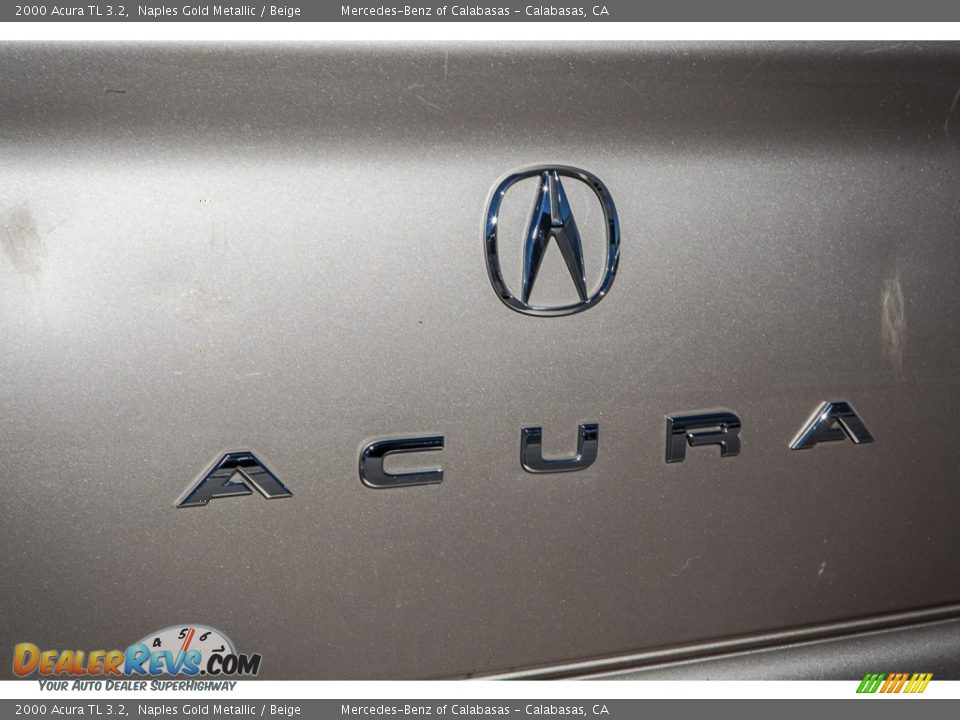 2000 Acura TL 3.2 Naples Gold Metallic / Beige Photo #30