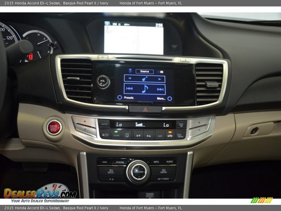 2015 Honda Accord EX-L Sedan Basque Red Pearl II / Ivory Photo #15