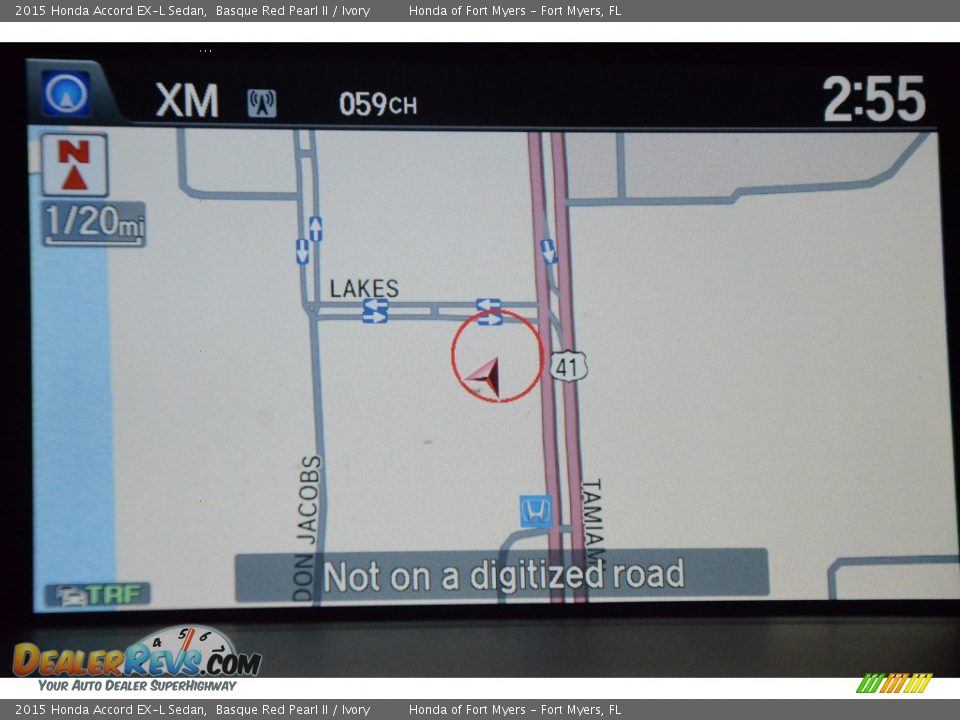 2015 Honda Accord EX-L Sedan Basque Red Pearl II / Ivory Photo #18