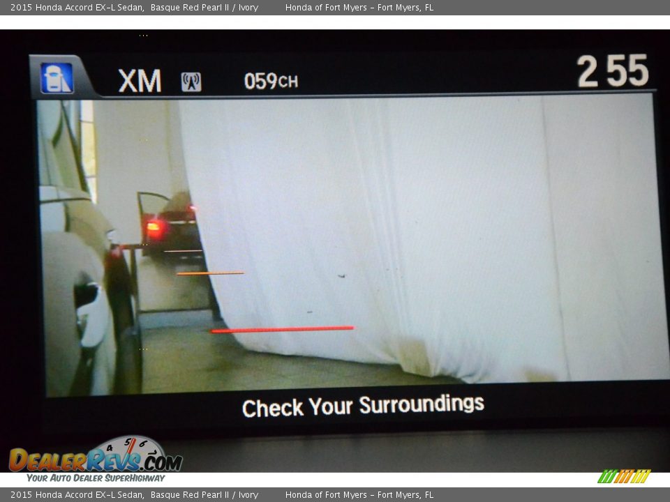 2015 Honda Accord EX-L Sedan Basque Red Pearl II / Ivory Photo #19