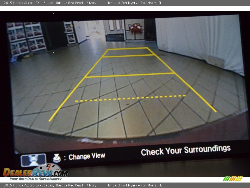 2015 Honda Accord EX-L Sedan Basque Red Pearl II / Ivory Photo #20