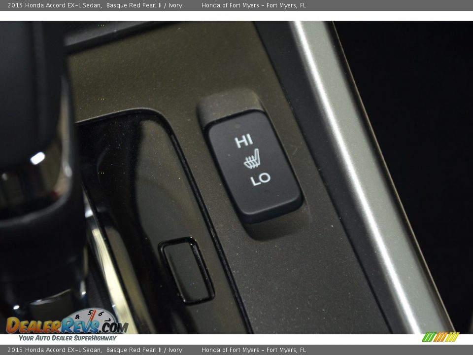 2015 Honda Accord EX-L Sedan Basque Red Pearl II / Ivory Photo #21