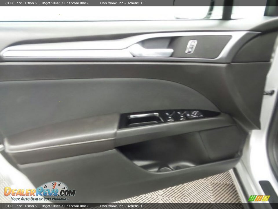 2014 Ford Fusion SE Ingot Silver / Charcoal Black Photo #13