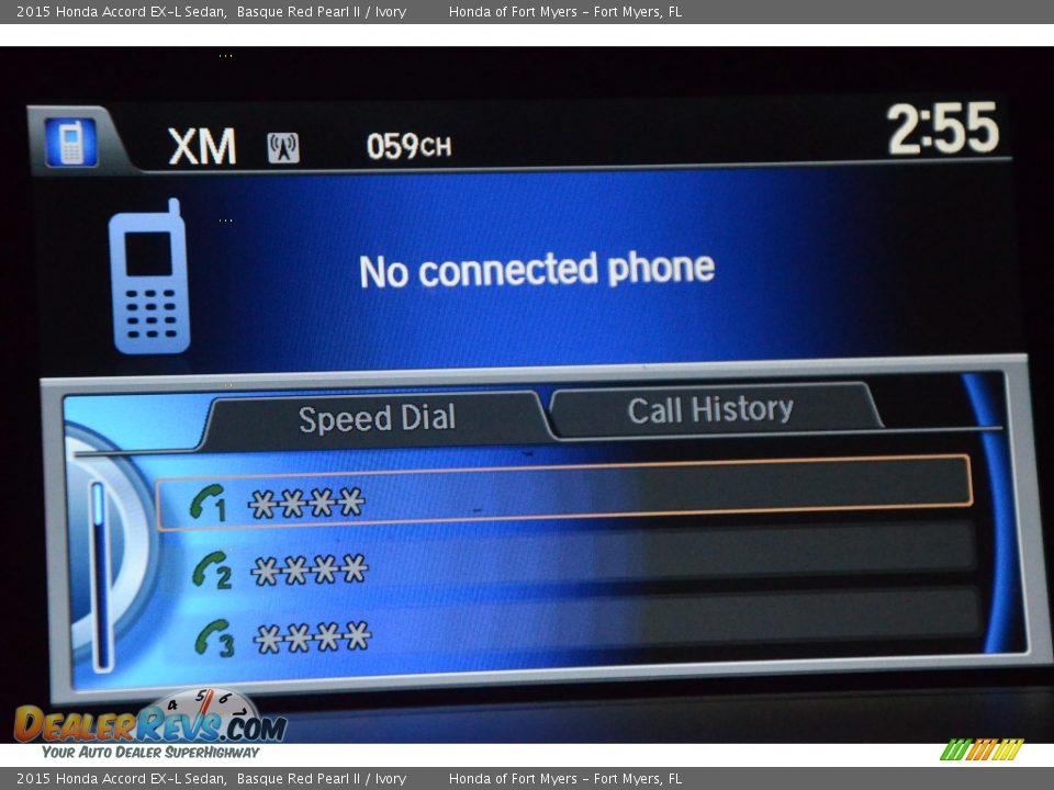 2015 Honda Accord EX-L Sedan Basque Red Pearl II / Ivory Photo #22