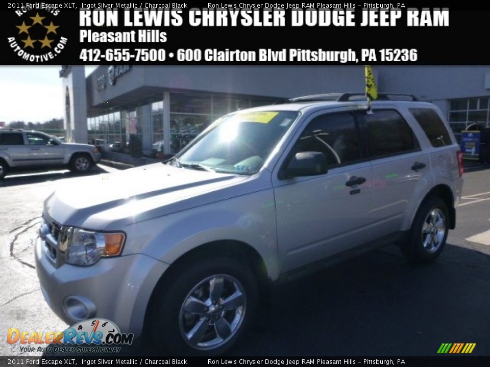 2011 Ford Escape XLT Ingot Silver Metallic / Charcoal Black Photo #1