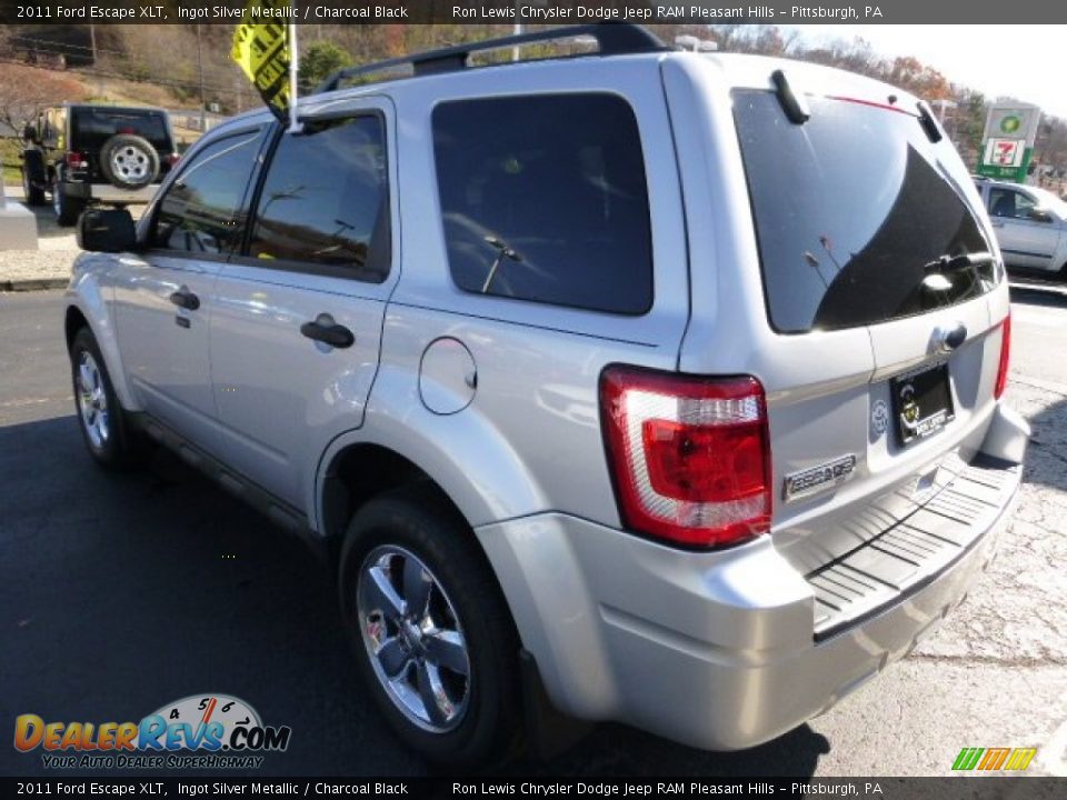 2011 Ford Escape XLT Ingot Silver Metallic / Charcoal Black Photo #3