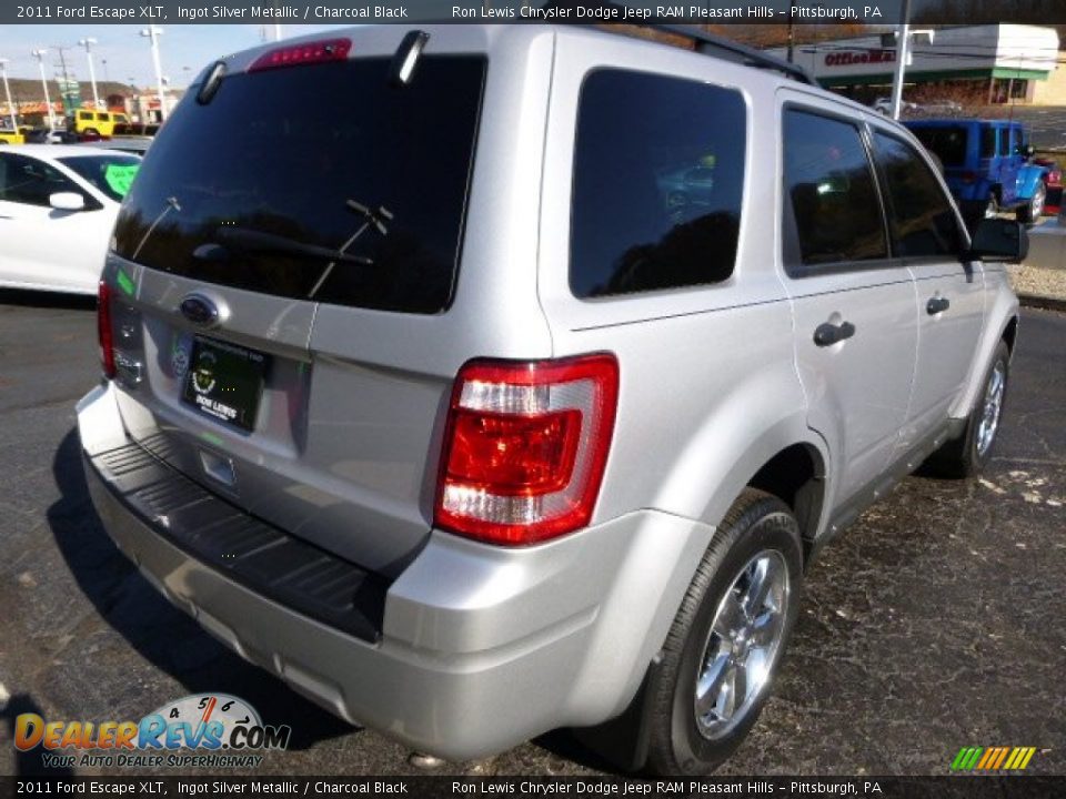 2011 Ford Escape XLT Ingot Silver Metallic / Charcoal Black Photo #5
