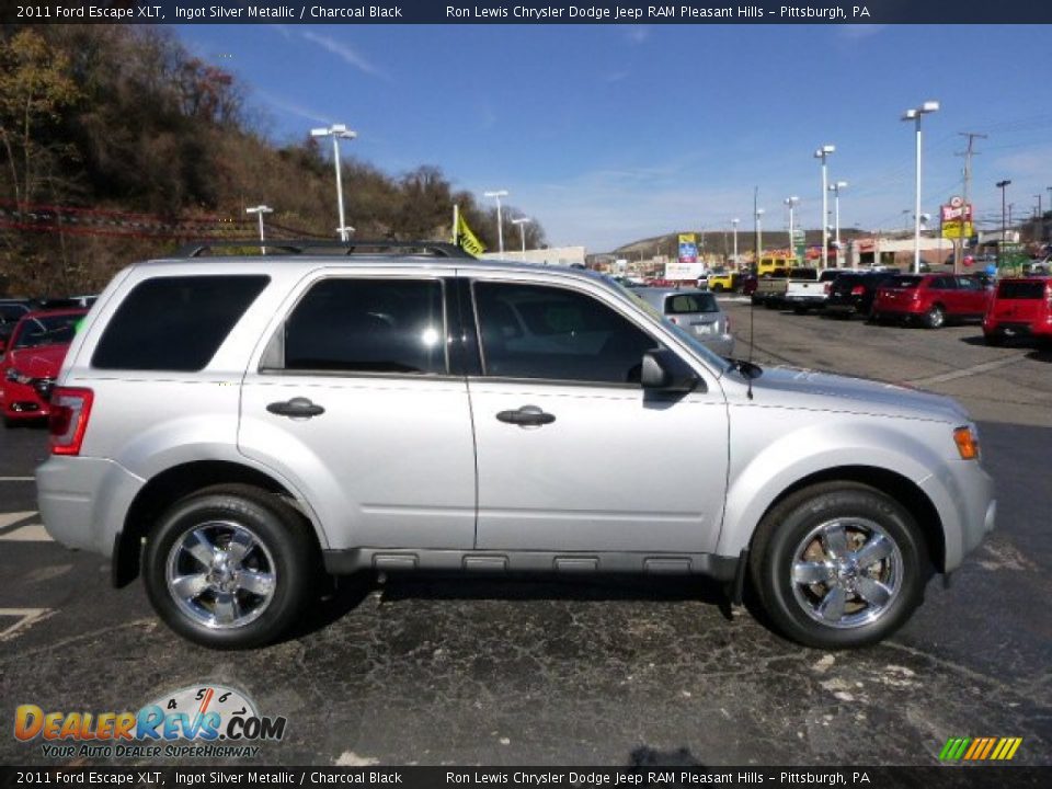 2011 Ford Escape XLT Ingot Silver Metallic / Charcoal Black Photo #6