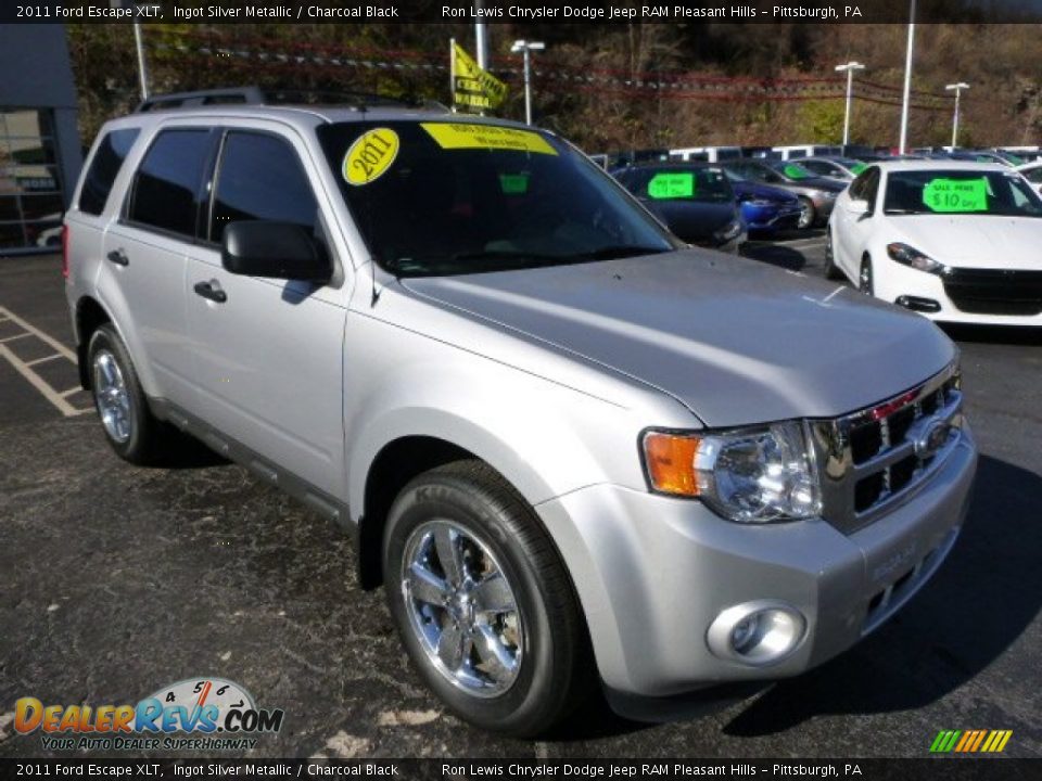 2011 Ford Escape XLT Ingot Silver Metallic / Charcoal Black Photo #7