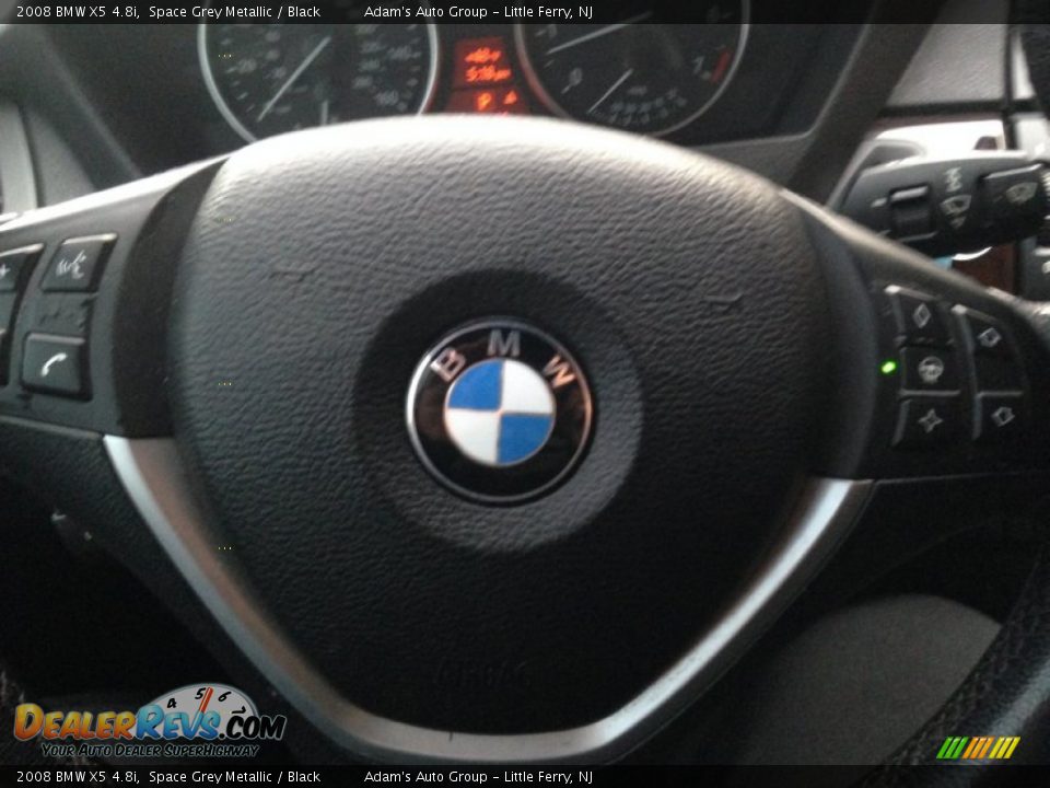 2008 BMW X5 4.8i Space Grey Metallic / Black Photo #7
