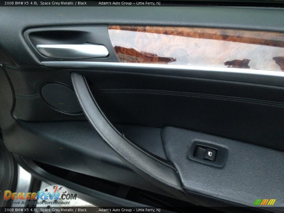 2008 BMW X5 4.8i Space Grey Metallic / Black Photo #17
