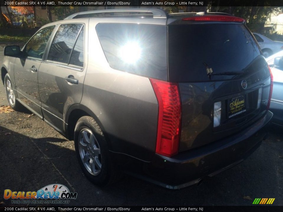 2008 Cadillac SRX 4 V6 AWD Thunder Gray ChromaFlair / Ebony/Ebony Photo #4