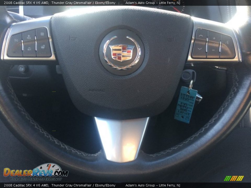 2008 Cadillac SRX 4 V6 AWD Thunder Gray ChromaFlair / Ebony/Ebony Photo #7