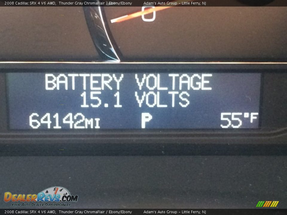 2008 Cadillac SRX 4 V6 AWD Thunder Gray ChromaFlair / Ebony/Ebony Photo #8