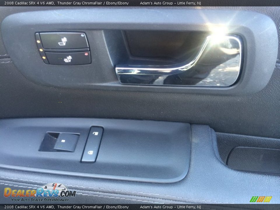 2008 Cadillac SRX 4 V6 AWD Thunder Gray ChromaFlair / Ebony/Ebony Photo #11