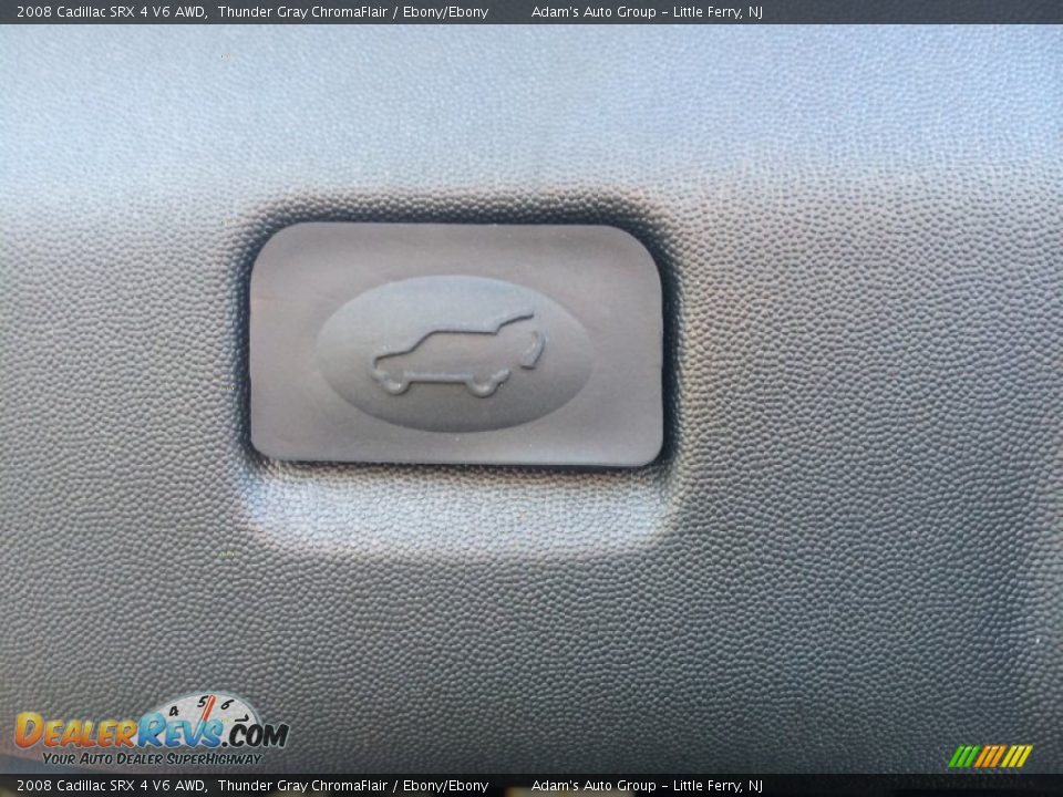 2008 Cadillac SRX 4 V6 AWD Thunder Gray ChromaFlair / Ebony/Ebony Photo #23