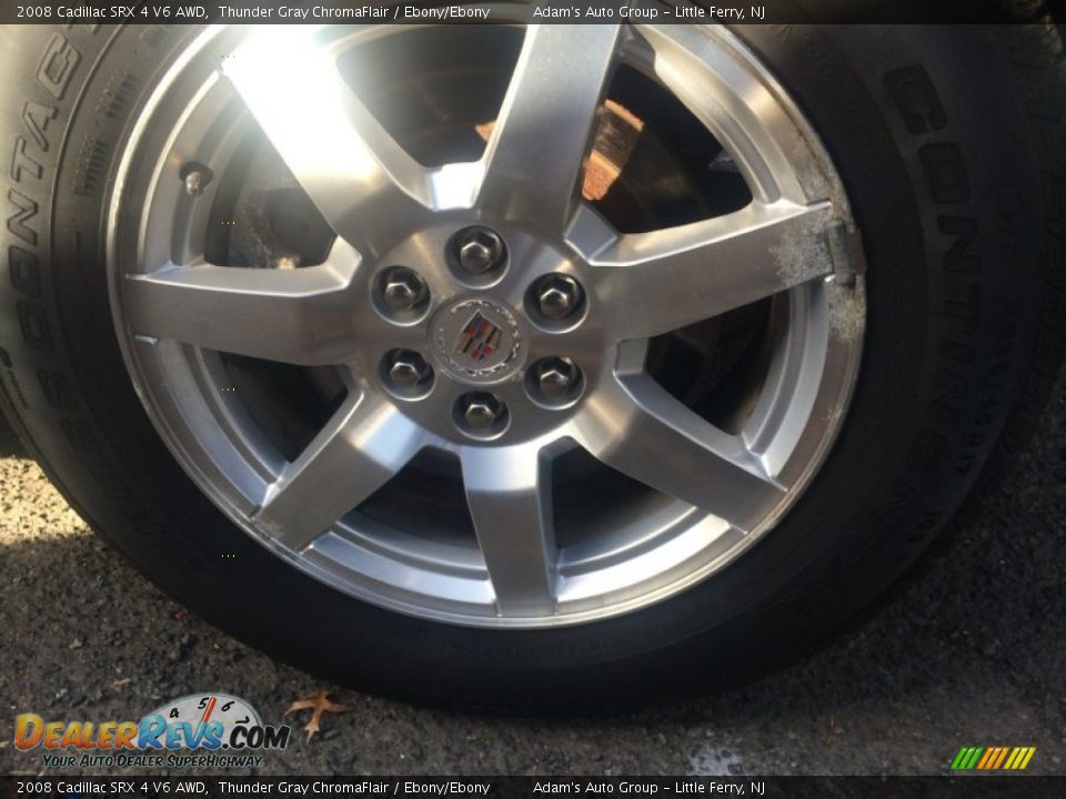 2008 Cadillac SRX 4 V6 AWD Thunder Gray ChromaFlair / Ebony/Ebony Photo #24