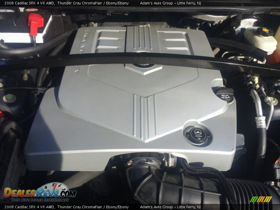 2008 Cadillac SRX 4 V6 AWD Thunder Gray ChromaFlair / Ebony/Ebony Photo #26