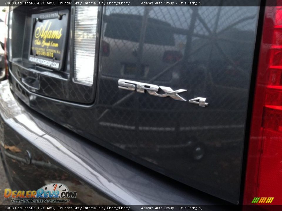 2008 Cadillac SRX 4 V6 AWD Thunder Gray ChromaFlair / Ebony/Ebony Photo #27