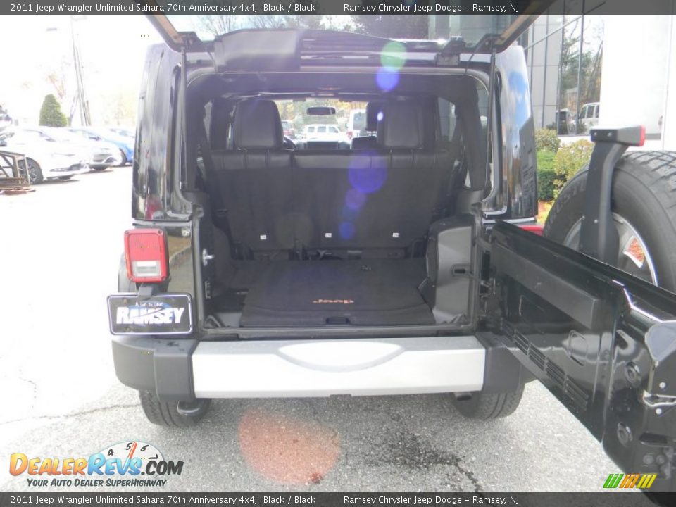 2011 Jeep Wrangler Unlimited Sahara 70th Anniversary 4x4 Black / Black Photo #8