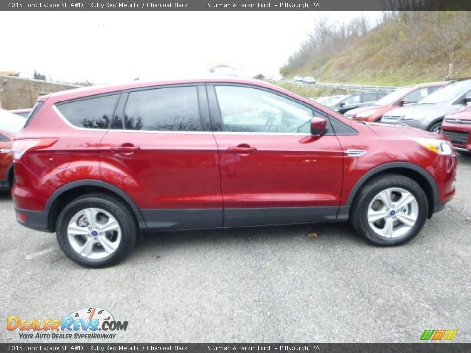 Ruby Red Metallic 2015 Ford Escape SE 4WD Photo #2