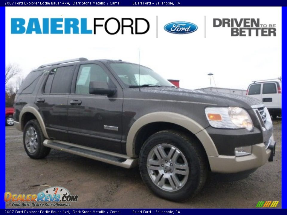 2007 Ford Explorer Eddie Bauer 4x4 Dark Stone Metallic / Camel Photo #1