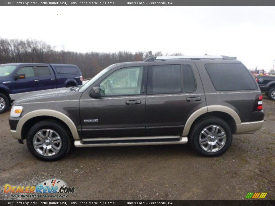 2007 Ford Explorer Eddie Bauer 4x4 Dark Stone Metallic / Camel Photo #8