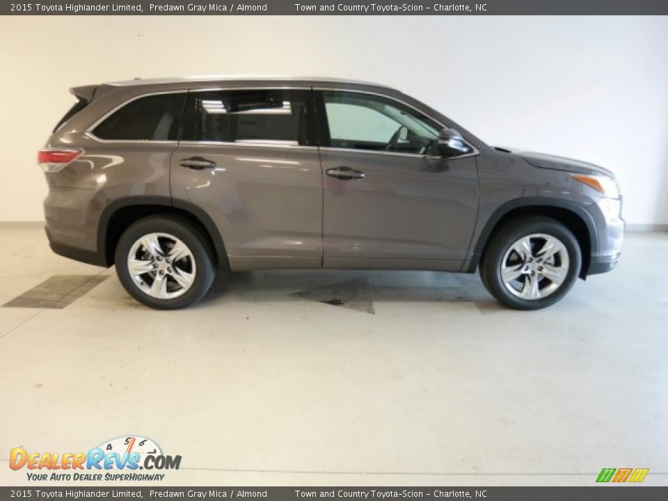 2015 Toyota Highlander Limited Predawn Gray Mica / Almond Photo #1