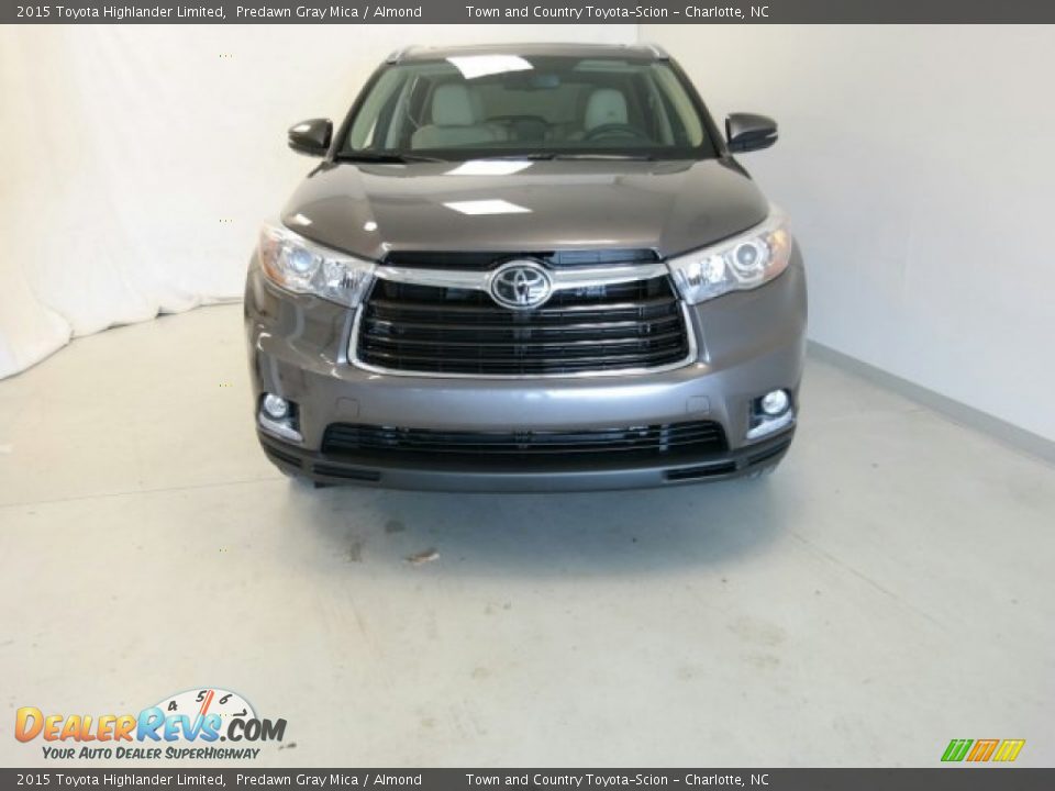 2015 Toyota Highlander Limited Predawn Gray Mica / Almond Photo #5
