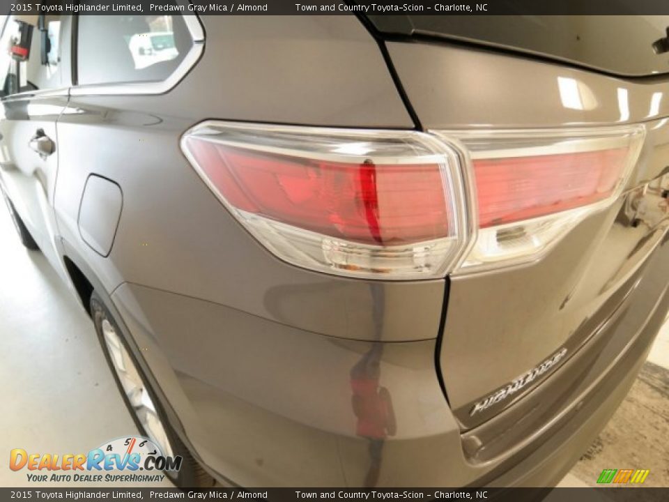 2015 Toyota Highlander Limited Predawn Gray Mica / Almond Photo #7