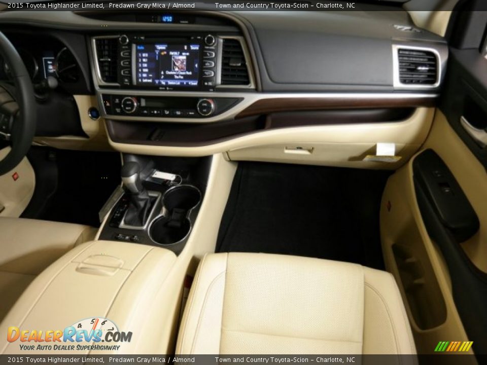2015 Toyota Highlander Limited Predawn Gray Mica / Almond Photo #12