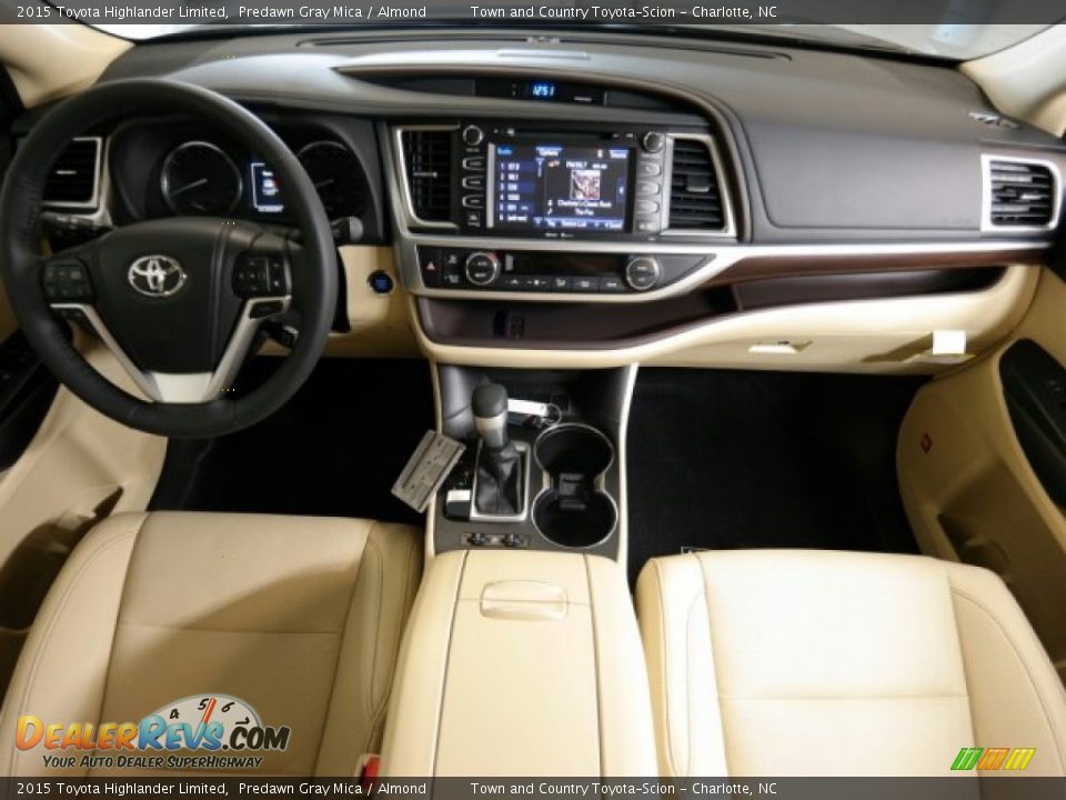 2015 Toyota Highlander Limited Predawn Gray Mica / Almond Photo #13