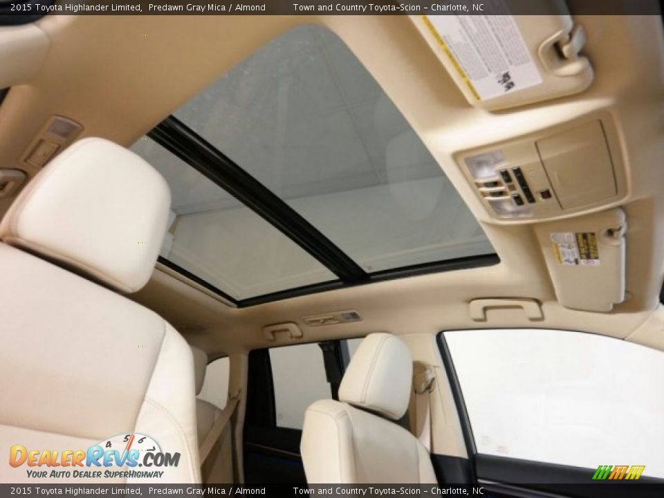2015 Toyota Highlander Limited Predawn Gray Mica / Almond Photo #21