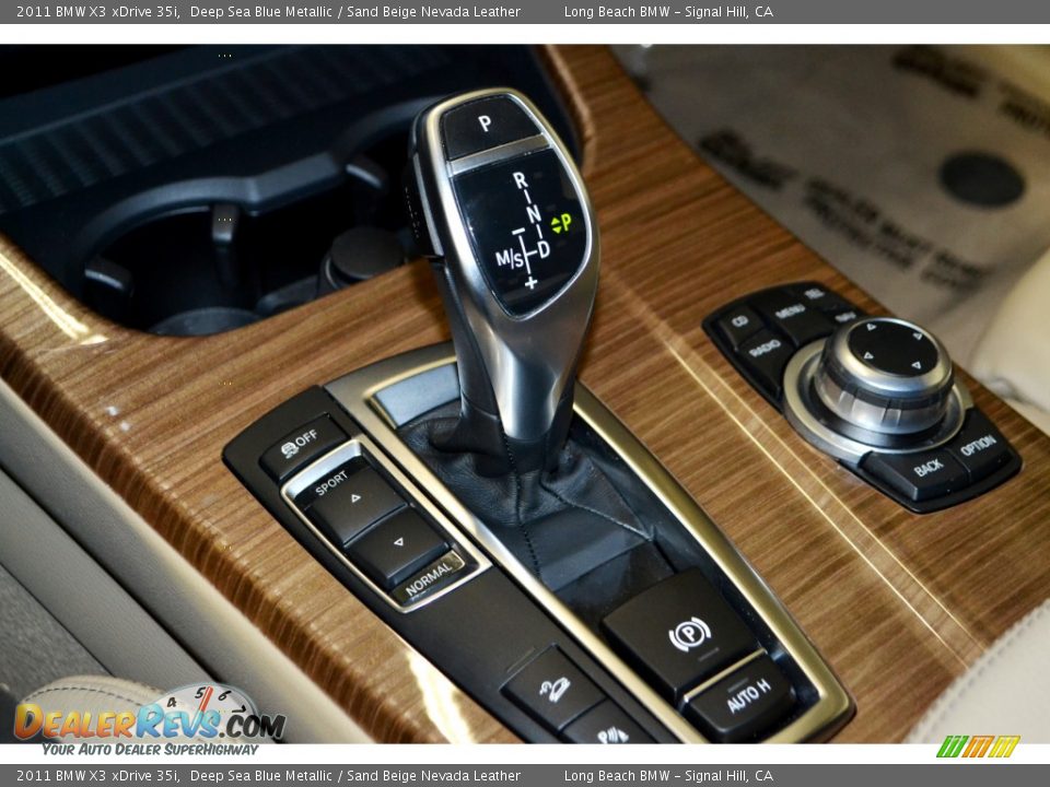 2011 BMW X3 xDrive 35i Deep Sea Blue Metallic / Sand Beige Nevada Leather Photo #21