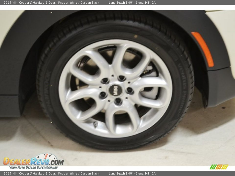 2015 Mini Cooper S Hardtop 2 Door Pepper White / Carbon Black Photo #3
