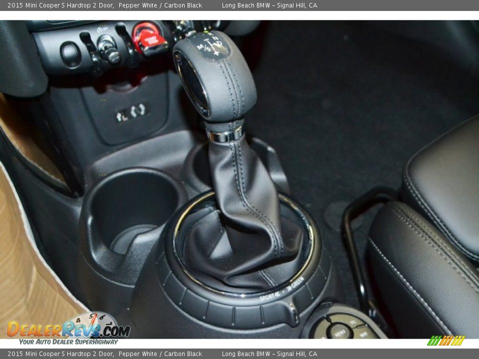 2015 Mini Cooper S Hardtop 2 Door Pepper White / Carbon Black Photo #8